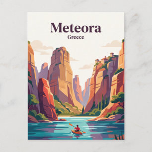 Carte Postale Météora, Grèce