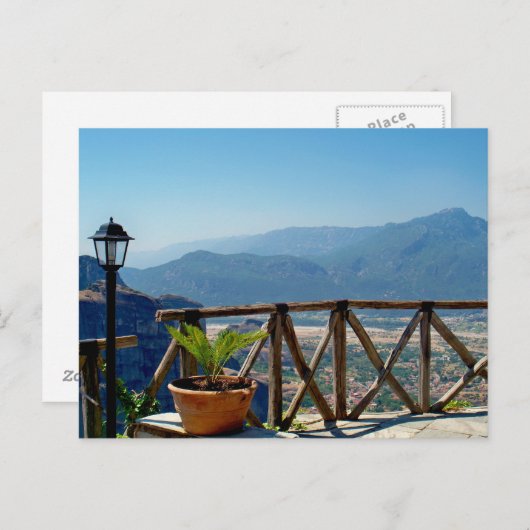 Carte postale Meteora, Grèce (Devant / Derrière)