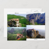 Carte Postale Meteora - Grèce (Devant / Derrière)