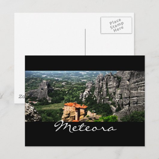 Carte Postale Meteora Grèce (Devant / Derrière)