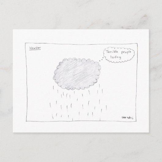 Carte postale météorologique (Devant)