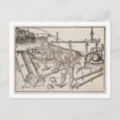 Carte Postale Méthodes de déplacement des blocs de pierre, de 'D (Devant)