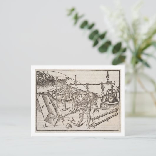 Carte Postale Méthodes de déplacement des blocs de pierre, de 'D (Debout devant)