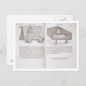 Carte Postale Méthodes de transport des toits préfabriqués jusqu (Devant / Derrière)