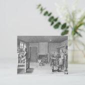 Carte Postale Métier à tisser des bas (Debout devant)