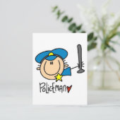 Carte Postale Métier d'agent de police (Debout devant)