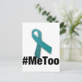 Carte Postale #MeToo Conception avec ruban (Debout devant)