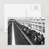 Carte postale Metro B&W (Devant / Derrière)