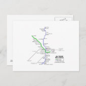 Carte Postale métro Baltimore (Devant / Derrière)