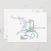 Carte Postale métro Bangkok (Devant / Derrière)