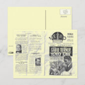 Carte Postale Metro cinema news ! HONKY-TONK (Devant / Derrière)