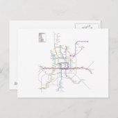 Carte Postale métro de Pékin (Devant / Derrière)