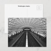 Carte Postale Métro de Washington (Devant / Derrière)