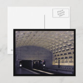 Carte Postale Métro de Washington - Crystal City Station (Devant / Derrière)