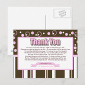 Carte Postale Métro rose (Devant / Derrière)