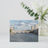 Carte Postale Métro sur le pont Bercy - Paris (Debout devant)