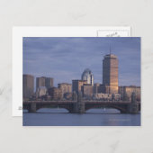 Carte Postale Métro sur le pont Longfellow au-dessus de (Devant / Derrière)