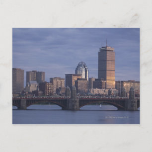 Carte Postale Métro sur le pont Longfellow au-dessus de