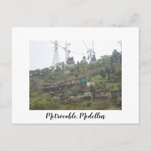Carte Postale Métrocable, Medellin (Devant)