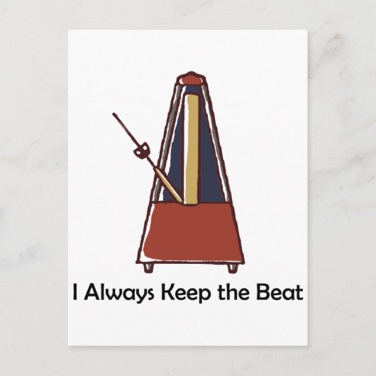 Carte Postale Métronome (Devant)