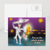 Carte Postale Mettez dessus l'armure entière de Dieu (Devant / Derrière)