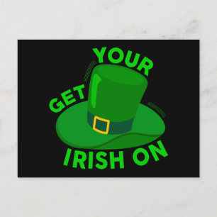 Carte Postale Mettez votre irlandais sur