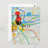 Carte Postale Metz, France (Devant / Derrière)