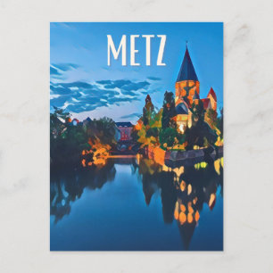 Carte Postale Metz Photo Vintage 