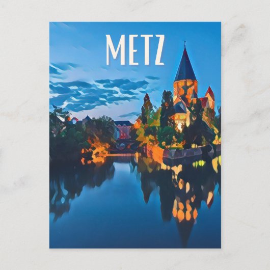 Carte Postale Metz Photo Vintage  (Devant)