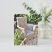 Carte Postale Meubles de chaise de panier (Debout devant)