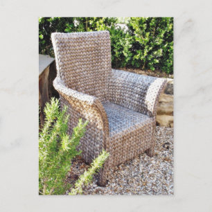 Carte Postale Meubles de chaise de panier
