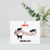 Carte Postale Mew-sic (Debout devant)