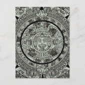 Carte Postale Mexicaine Aztec Sun Stone Maya Calendrier 1 (Devant)