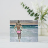 Carte Postale Mexicaine Beach Girl (Debout devant)