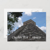 Carte postale mexicaine - Chichén Itzá (Devant / Derrière)