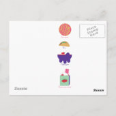 carte postale mexicaine colorée et amusante (Dos)