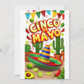 Carte postale mexicaine de Fiesta Time (Dos)