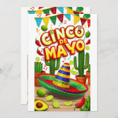 Carte postale mexicaine de Fiesta Time (Devant / Derrière)