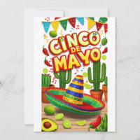 Carte postale mexicaine Fiesta Time