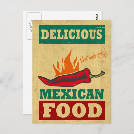 Carte Postale Mexican (Devant / Derrière)