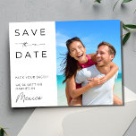 Carte Postale Mexico Beach Destination Wedding Enregistrer la da<br><div class="desc">Enregistrez les dates pour votre mariage de destination plage au Mexique! Partagez votre photo de fiançailles préférée et vos coordonnées de mariage à venir avec votre famille et vos amis avec ces dates enregistrer. Comme ceux-ci sauvegardent les dates mais ont besoin d'eux pour un autre emplacement? Contactez-moi, je serais heureux...</div>