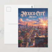 Carte Postale Mexico City (Devant / Derrière)