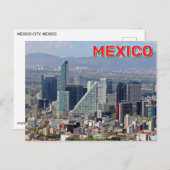 Carte Postale Mexico City, Mexique (Devant / Derrière)