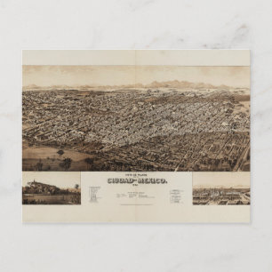 Carte Postale Mexico, Mexique (1890)