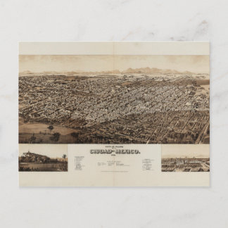 Carte Postale Mexico, Mexique (1890)