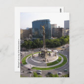 Carte Postale Mexico Paseo de la Reforma (Devant / Derrière)