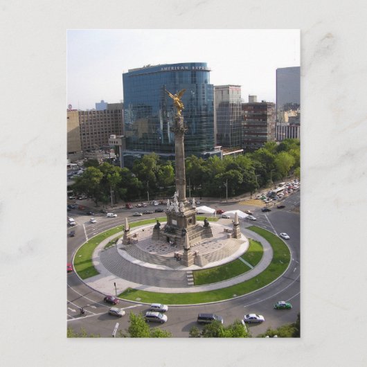 Carte Postale Mexico Paseo de la Reforma (Devant)