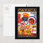 Carte postale Mexico Salutations Vintage (Devant / Derrière)