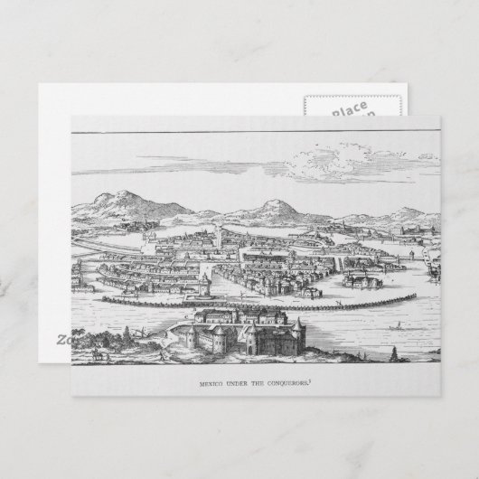 Carte Postale Mexico sous le conquérant (Devant / Derrière)