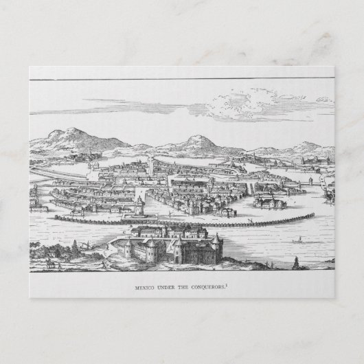 Carte Postale Mexico sous le conquérant (Devant)